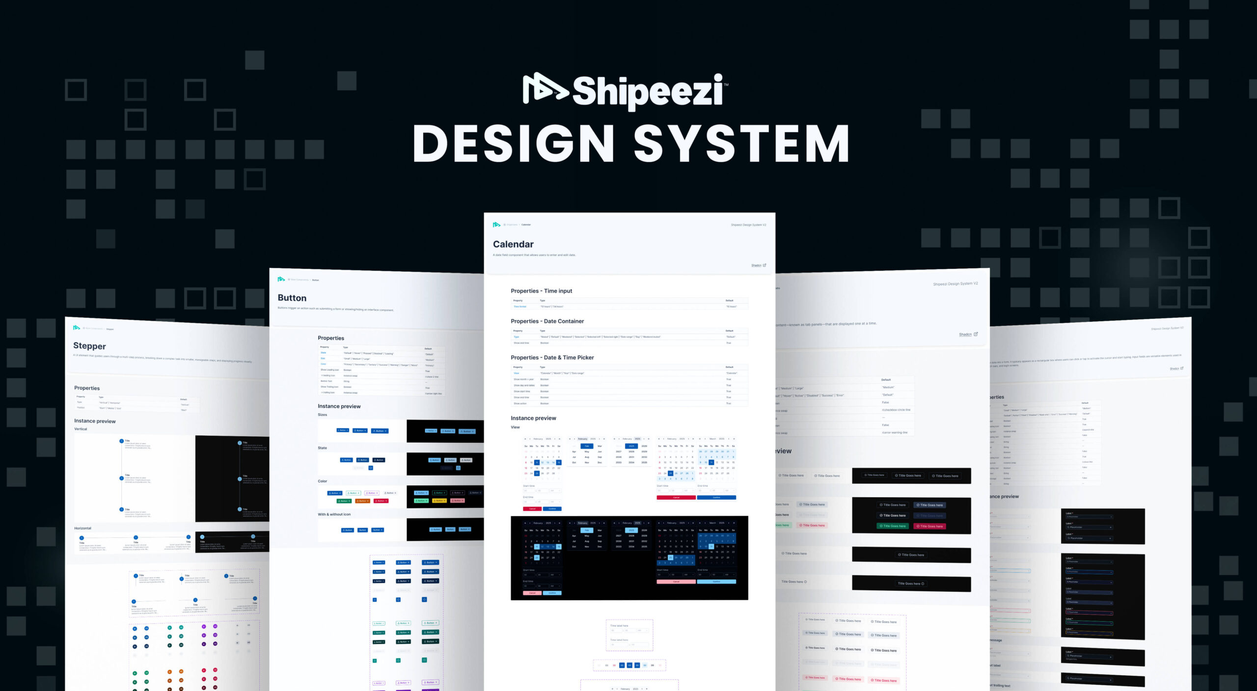 Design System V2 for Shipeezi